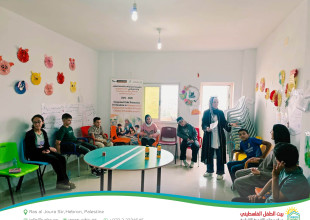 Hebron YDRC Implements a Series of Psychosocial Support Activities for Children at Nrsan Cultural Center under Child Protection and Emergency Education Project