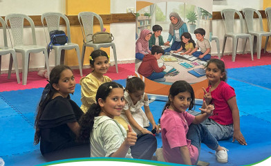 Hebron YDRC Implements a Series of Psychosocial Support Activities for Children at Shweika Community Sports Club under Child Protection and Emergency Education Project