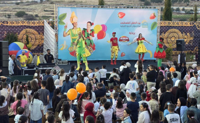 Hebron YDRC Organizes Fozi Mozi and Tutti Show Amid Attendance by Hundreds of Children and Families