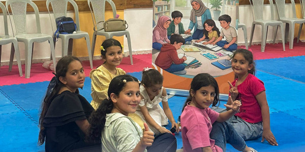 Hebron YDRC Implements a Series of Psychosocial Support Activities for Children at Shweika Community Sports Club under Child Protection and Emergency Education Project