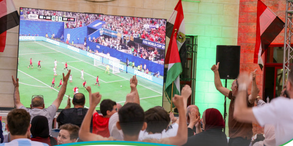 Hebron YDRC Organizes Public Screening of Egypt vs. Argentina Match as Part of &ldquo;Our Home 2026&rdquo; Season