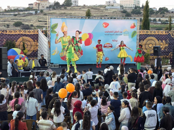 Hebron YDRC Organizes Fozi Mozi and Tutti Show Amid Attendance by Hundreds of Children and Families